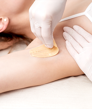 Professional waxing services - eyebrow, facial, body waxing